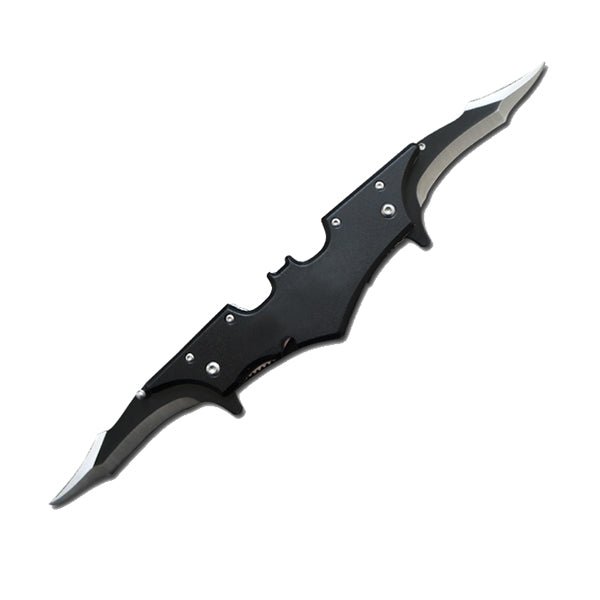 5.75" Spring Assisted Knife Dual Blade W/ Belt Clip - DB Self Defense