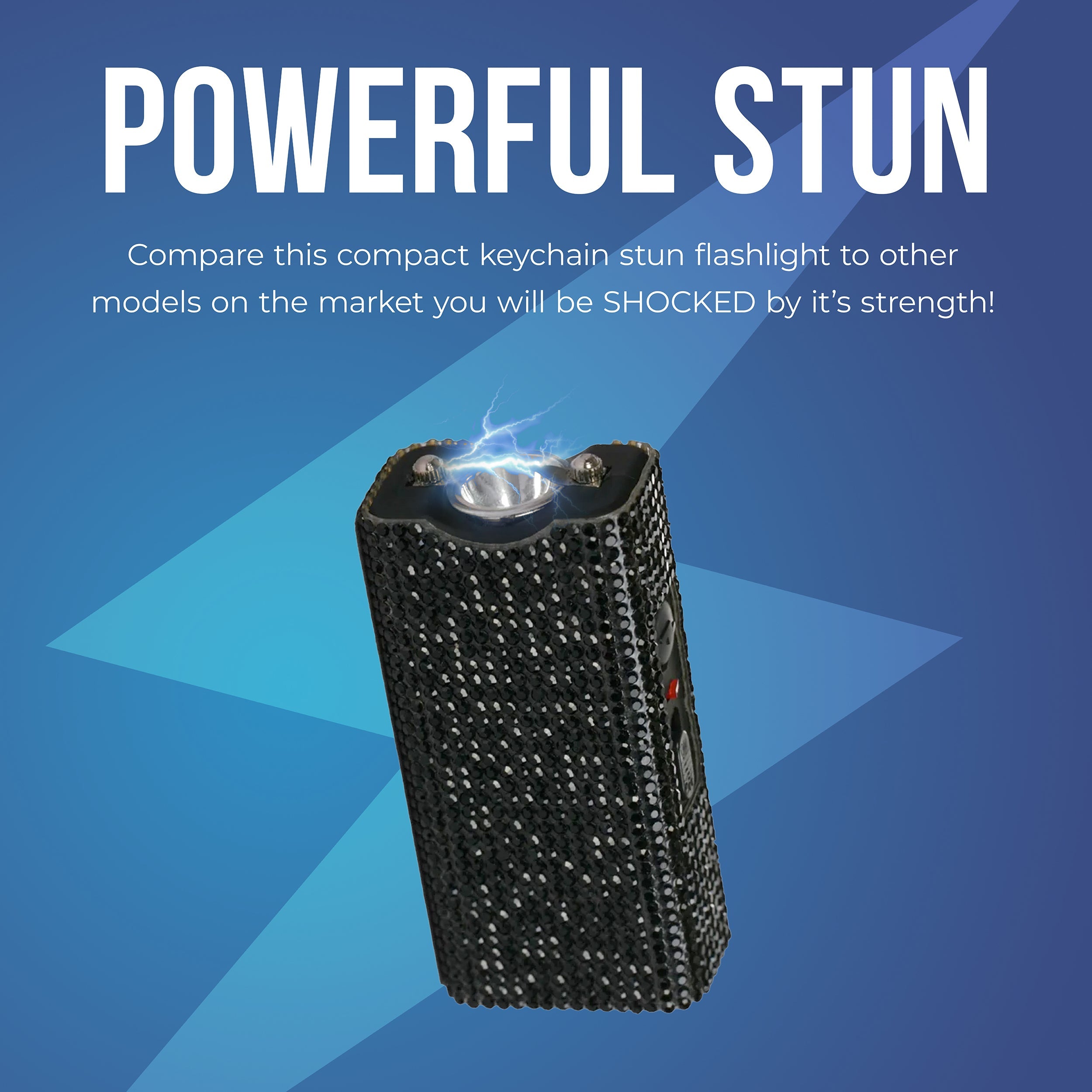 Rhinestun Keychain Stun Gun