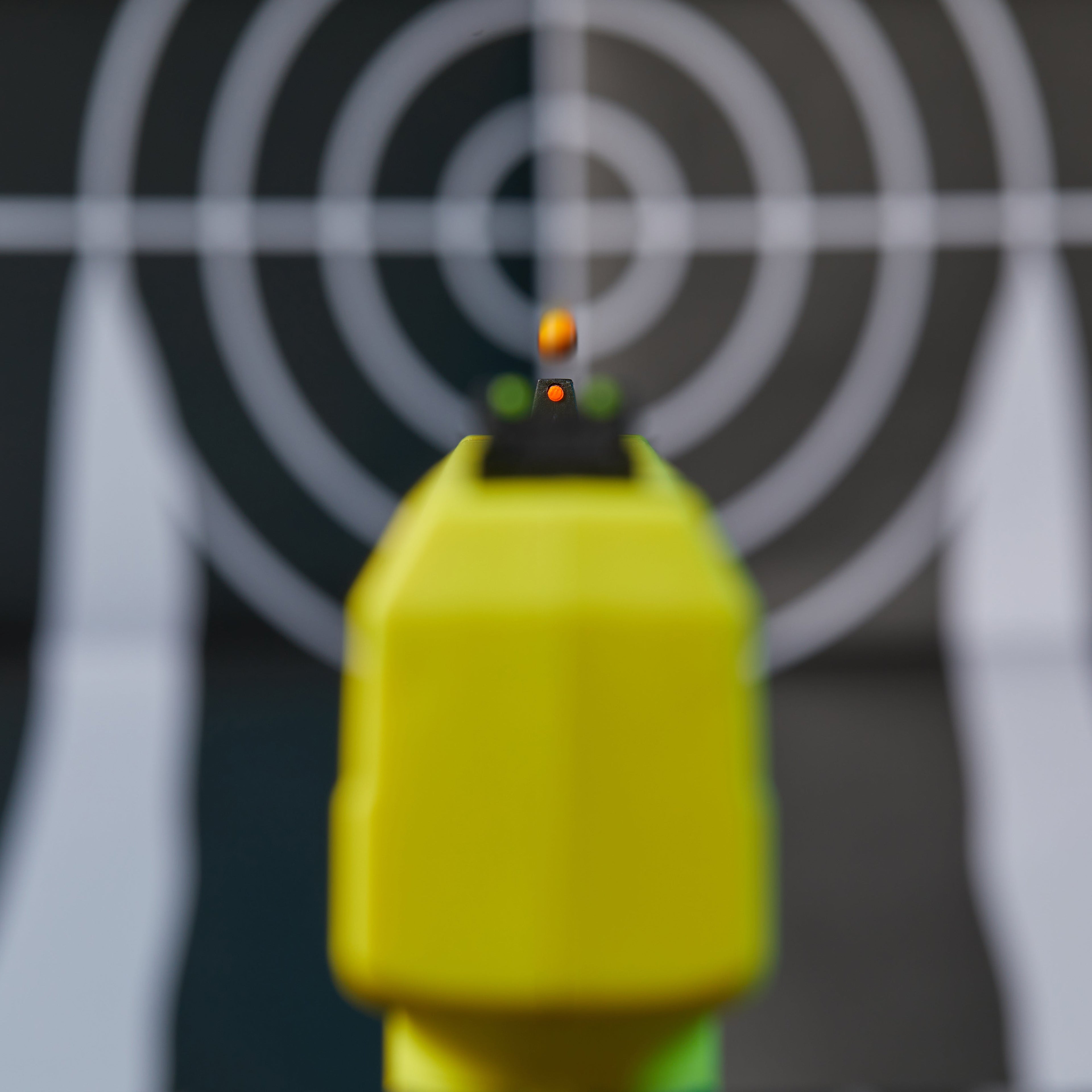 SABRE 0.68 Caliber Home Defense Pepper Projectile Launcher SL-P1C in yellow and black – non-lethal self-defense pistol