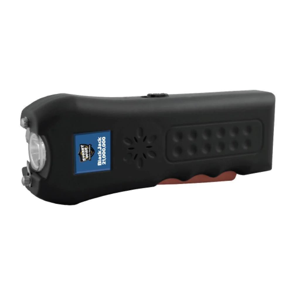 Streetwise Black Jack 21M Stun Gun – Alarm & Light - DB Self - Defense & Security