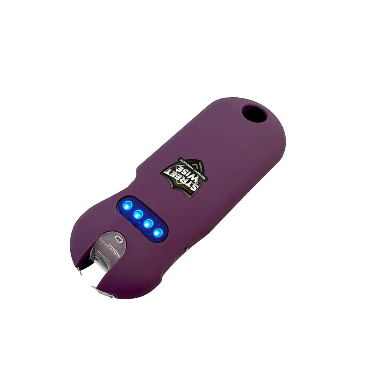 Streetwise SMART - 24M Volt Keychain Stun Gun Rechargeable LED Black Pink Teal - DB Self - Defense & Security