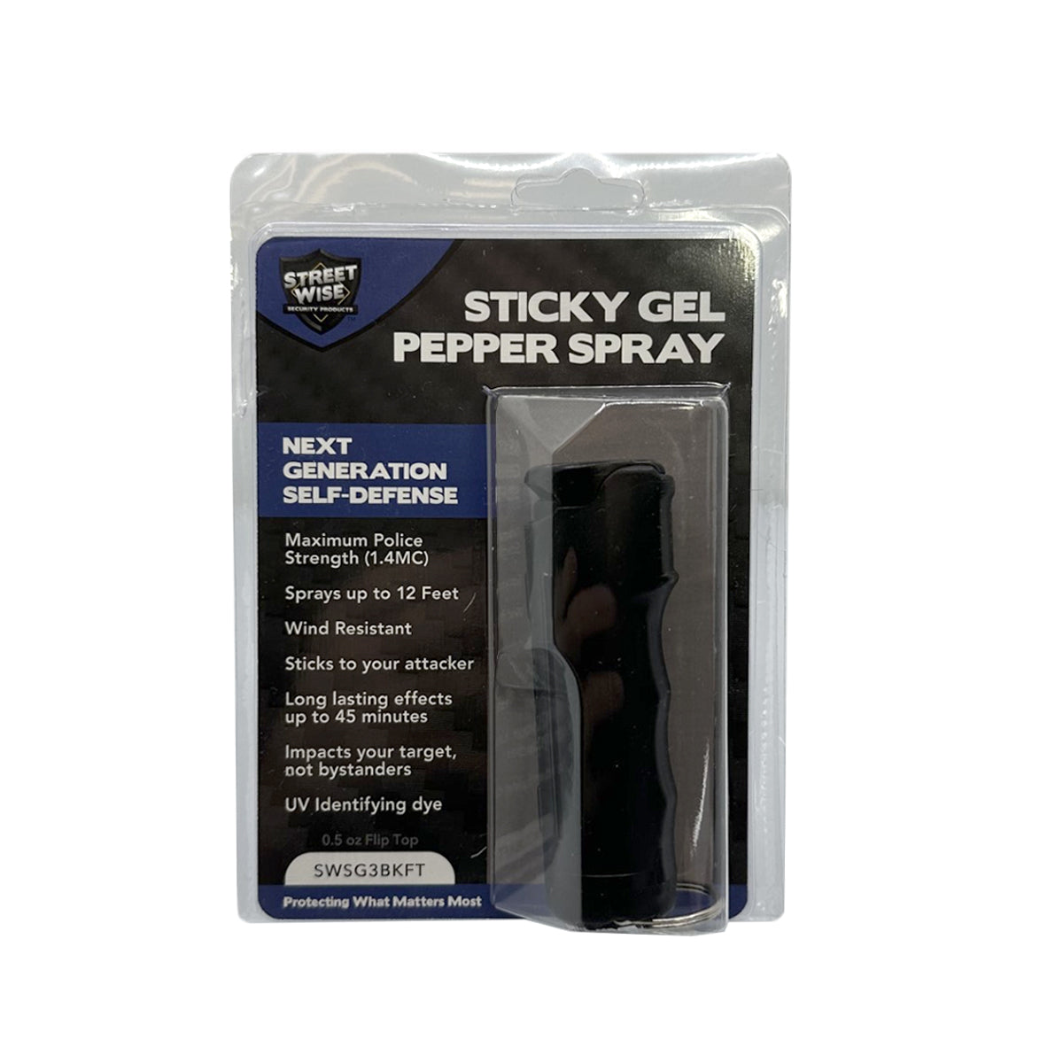 Sticky Gel Pepper Spray with UV Dye