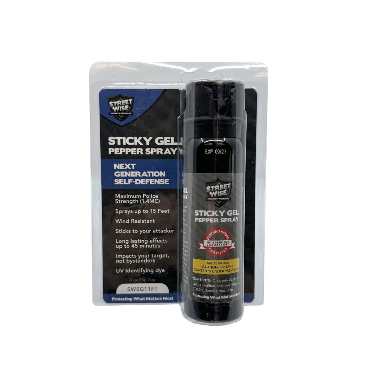 Sticky Gel Pepper Spray with UV Dye - DB Self Defense